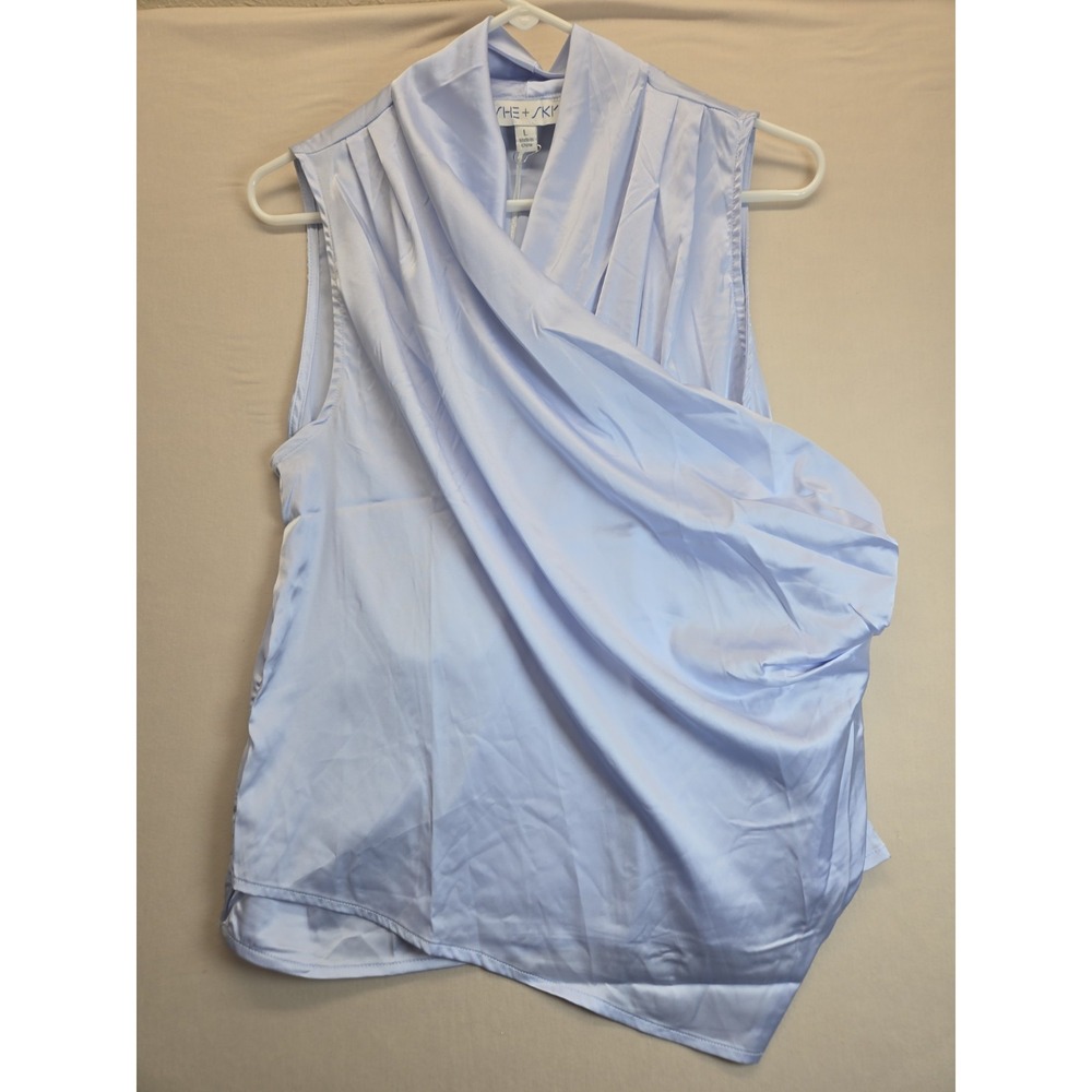 Ladies Size Large She+Sky Lilac Top New With Tags